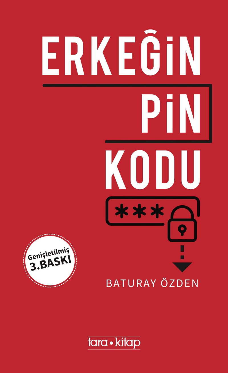 Erkeğin Pin Kodu kitap kapağı, Baturay Özden